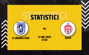 Statistici U Craiova 1948 vs Sepsi Sf. Gheorghe