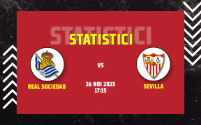 Statistici Real Sociedad vs Sevilla