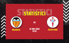 Statistici Valencia vs Celta Vigo