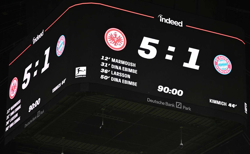Șoc în Bundesliga: Eintracht Frankfurt Umilește Bayern Munchen cu un Scor Halucinant de 5-1