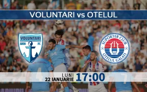 Voluntari vs Otelul. Statistici si ponturi pariuri Romania Liga1- Superliga 22.01.2024