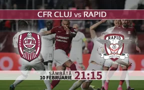 CFR Cluj vs Rapid. Statistici fotbal si ponturi pariuri Romania Liga1- Superliga 10.02.2024