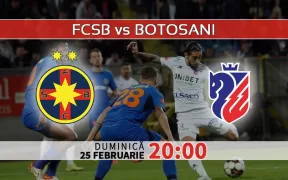 FCSB vs Botosani Statistici fotbal si ponturi pariuri Romania Liga1- Superliga 25.02.2024