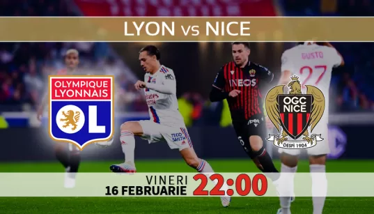 Lyon vs Nice Statistici fotbal si ponturi pariuri Franta Ligue 1 16.02.2024