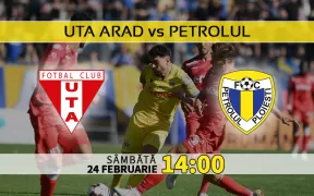 UTA Arad vs Petrolul Statistici fotbal si ponturi pariuri Romania Liga1- Superliga 24.02.2024