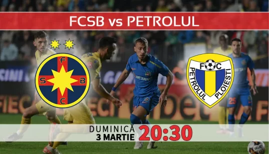 FCSB vs Petrolul. Statistici fotbal si ponturi pariuri Romania Liga1- Superliga 03.03.2024