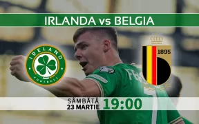 Irlanda vs Belgia, Ponturi Pariuri Fotbal Amicale Internationale, 23.03.2024