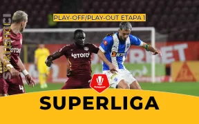 Statistici Fotbal Superliga Play-Off/ Play-Out Etapa 1
