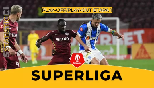Statistici Fotbal Superliga Play-Off/ Play-Out Etapa 1