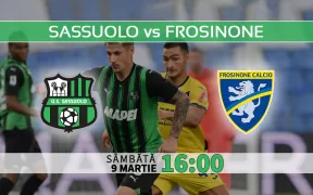 Sassuolo vs Frosinone. Statistici fotbal si ponturi pariuri Italia Serie A 09.03.2024