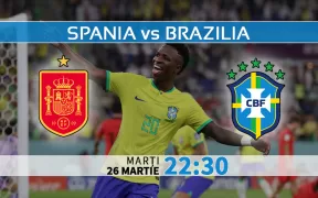 Spania vs Brazilia, Ponturi Pariuri Fotbal Amicale Internationale, 26.03.2024