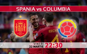 Spania vs Columbia, Ponturi Pariuri Fotbal Amicale Internationale, 22.03.2024