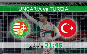 Ungaria vs Turcia, Ponturi Pariuri Fotbal Amicale Euro 2024, 22.03.2024