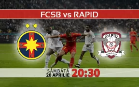 FCSB vs Rapid. Statistici fotbal si ponturi pariuri SuperLiga Play Off Romania 20.04.2024