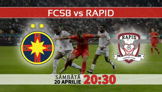 FCSB vs Rapid. Statistici fotbal si ponturi pariuri SuperLiga Play Off Romania 20.04.2024