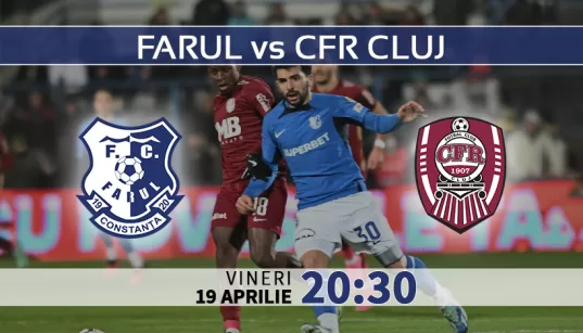 Farul vs CFR Cluj. Statistici fotbal si ponturi pariuri SuperLiga Play Off Romania 19.04.2024