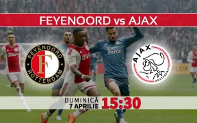 Feyenoord vs Ajax. Statistici fotbal si ponturi pariuri Eredivisie Olanda 07.04.2024