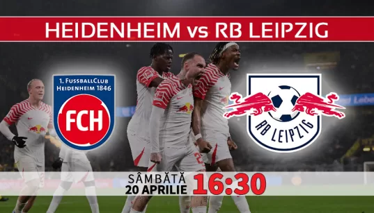 Heidenheim vs RB Leipzig. Statistici fotbal si ponturi pariuri Bundesliga Germania 20.04.2024
