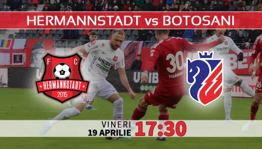 FC Hermannstadt vs FC Botosani. Statistici fotbal si ponturi pariuri SuperLiga Play Out Romania 19.04.2024