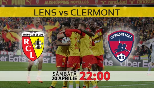 Lens vs Clermont. Ponturi Pariuri si Statistici Fotbal. Ligue 1 Franta 20.04.2024