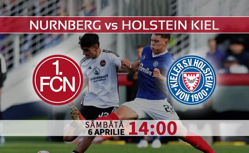 Nurnberg vs Holstein Kiel. Statistici fotbal si ponturi pariuri 2. Bundesliga Germania 06.04.2024