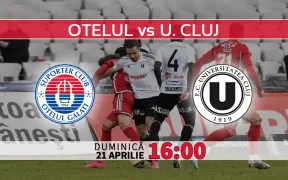 Oţelul Galaţi vs 'U' Cluj. Ponturi Pariuri si Statistici Fotbal. SuperLiga Play Out Romania 21.04.2024