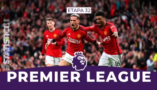 Statistici Fotbal Premier League Etapa 32