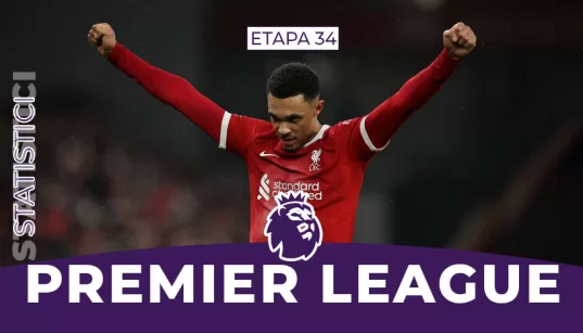 Statistici Fotbal Premier League Etapa 34