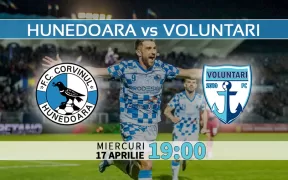 Corvinul Hunedoara vs FC Voluntari. Statistici fotbal si ponturi pariuri Cupa Romaniei 17.04.2024