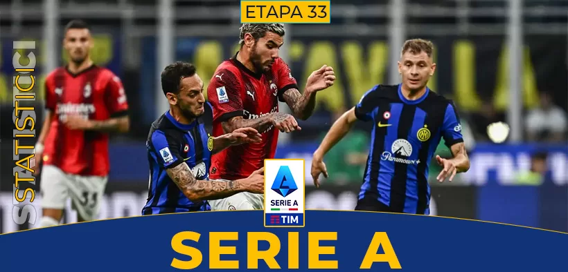 Statistici Fotbal Serie A Etapa 33