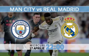 Manchester City vs Real Madrid. Statistici fotbal si ponturi pariuri Champions League 17.04.2024