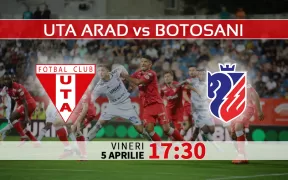 UTA Arad vs FC Botosani. Statistici fotbal si ponturi pariuri SuperLiga Play Out Romania 05.04.2024