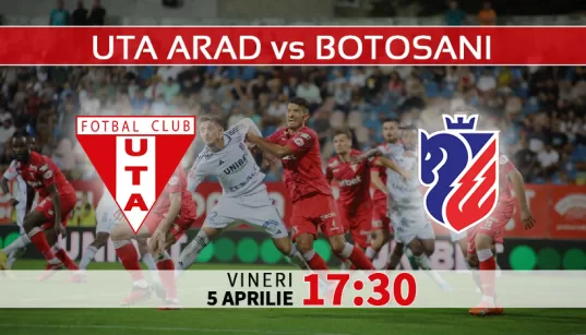 UTA Arad vs FC Botosani. Statistici fotbal si ponturi pariuri SuperLiga Play Out Romania 05.04.2024