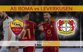 AS Roma vs Leverkusen. Ponturi Pariuri si Statistici Fotbal. Europa League 02.05.2024