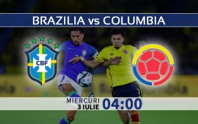 Brazilia vs Columbia Meci Grupe Copa Ametica
