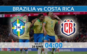 Brazilia vs Costa Rica. Ponturi Pariuri Copa America 2024 si Statistici Fotbal 25.06.2024