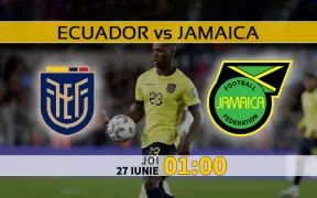 Ecuador vs Jamaica. Ponturi Pariuri Copa America 2024 si Statistici Fotbal 27.06.2024