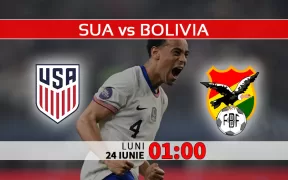 SUA vs Bolivia. Ponturi Pariuri Copa America 2024 si Statistici Fotbal 24.06.2024