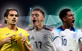 banner Ianis Hagi, Florin Wirtz, Jude Bellingham pentru EURO 2024