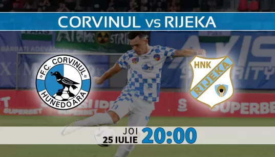 Corvinul vs Rijeka Ponturi Pariuri Europa League 25 Iulie 2024