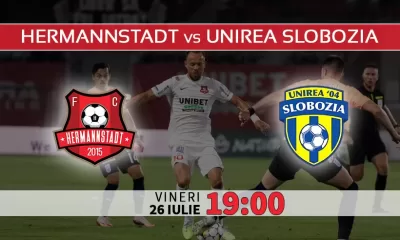 Hermannstadt vs Unirea Slobozia Ponturi Superliga si Statistici Fotbal 26 Iulie 2024