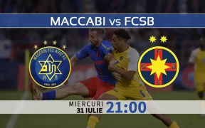 Maccabi Tel Aviv vs FCSB Ponturi Champions League si Statistici Fotbal 31 Iulie 2024
