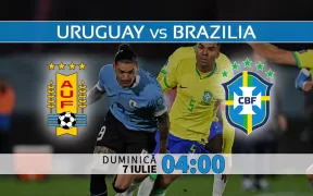 Uruguay vs Brazilia sferturi finala Copa America