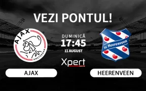 Ajax vs Heerenveen Ponturi Eredivisie 11 August 2024