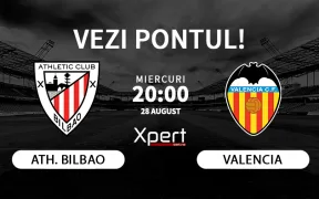 Athletic Bilbao vs Valencia Ponturi LaLiga 28 August 2024