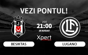 Besiktas vs Lugano Ponturi Europa League 29-08-24