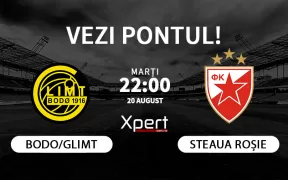 Bodo/Glimt vs Steaua Rosie Ponturi Champions League 20 August 2024