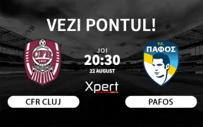 CFR Cluj vs Pafos Ponturi Conference League 22 August 2024