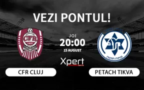 CFR Cluj vs Petach Tikva Ponturi Conference League 15 August 2024