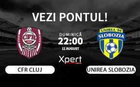 CFR Cluj vs Unirea Slobozia Ponturi Superliga 11 August 2024